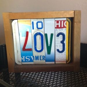 LOVE home decor sign